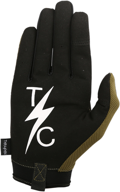 Thrashin #CVT-06-11 - Covert Gloves - Tactical Green - XL