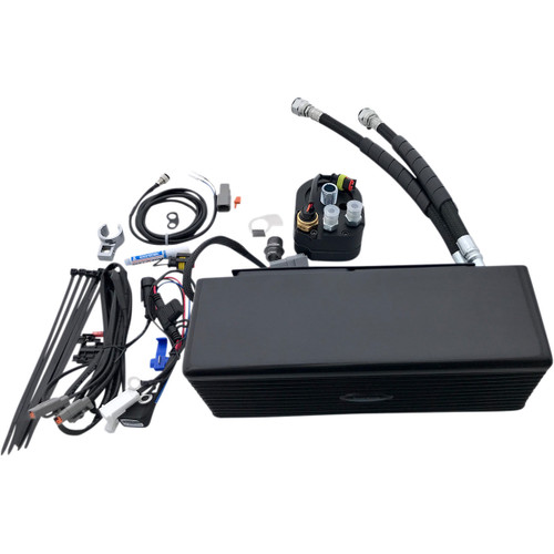 Ultracool #DY-1G - Oil Cooler Kit - Gloss Black - Dyna
