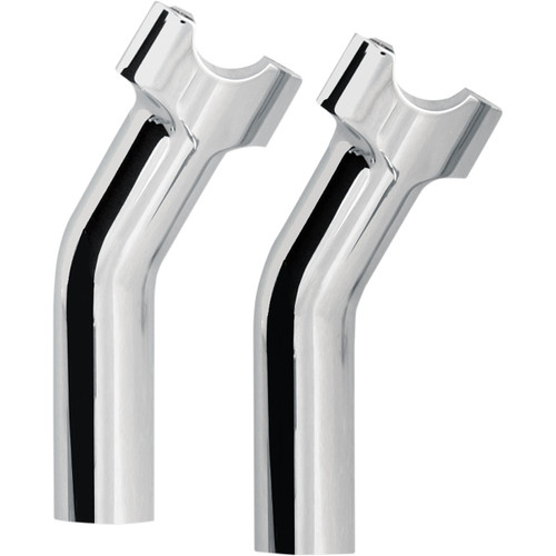 Wild 1 #WO527 - Chubby® Billet Risers - Pullback - 5-1/2" - Chrome