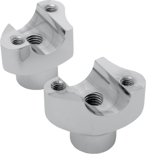 Risers - Straight - 1.7" - Chrome