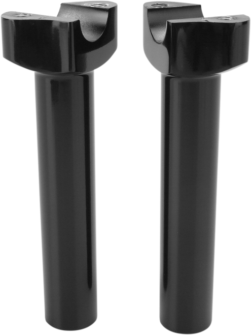 Risers - Straight - 6-1/2" - Black