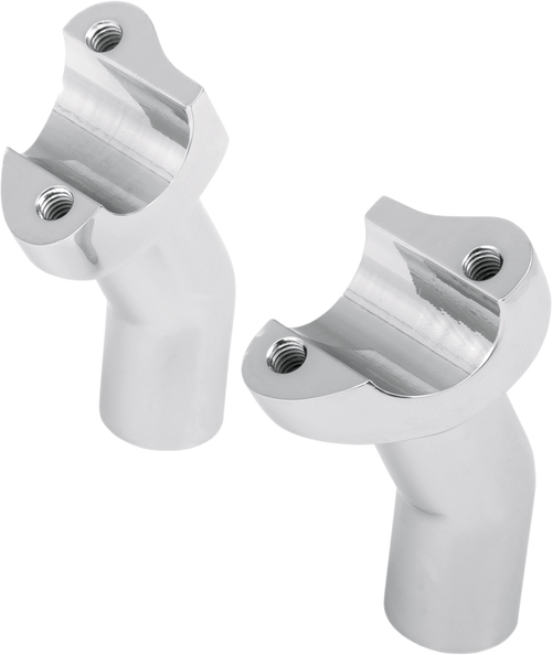 Risers - Pullback - 3-1/2" - Chrome