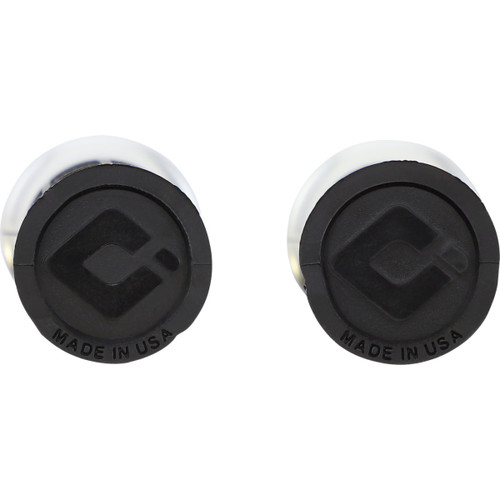 ODI #V31HTW-BB-S - Hart-Luck Signature V-Twin Lock-On™ Grips - TBW - Black/Silver