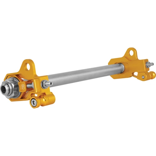 Performance Machine (PM) #0117-0028M-G - Axle Adjuster Kit - Rear - Gold