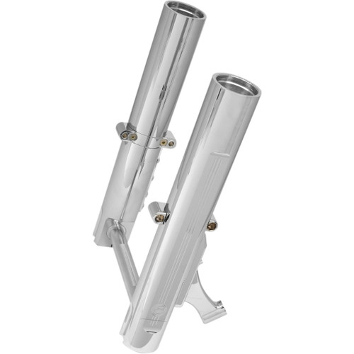 Performance Machine (PM) #0208-2099-CH - Fork Leg Kit - Chrome - Lower - Single Disc - '14-'20 FL