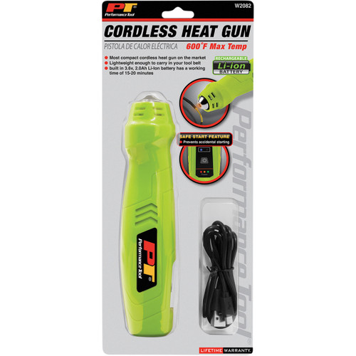 Performance Tool #W2082 - Heat Gun - Cordless - Li-Ion
