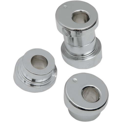 LA Choppers #LA-7400-10 - Angled Handlebar Riser Bushing Kit - 10° - Chrome