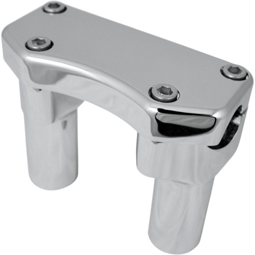 Drag Specialties - Handlebar Riser & Top Clamp Kit - 3" - Buffalo - Chrome