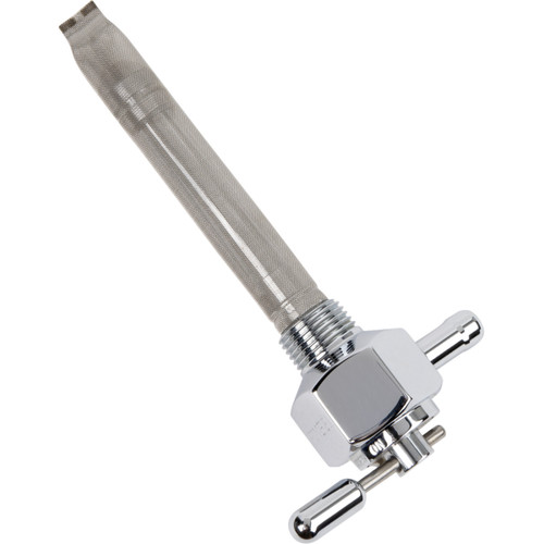Pingel #6211-CH - Hex Fuel Valve - Chrome - 3/8" NPT