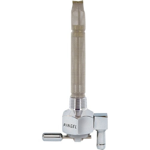 Pingel #6291-CH - Hex Fuel Valve - Chrome - 3/8" NPT