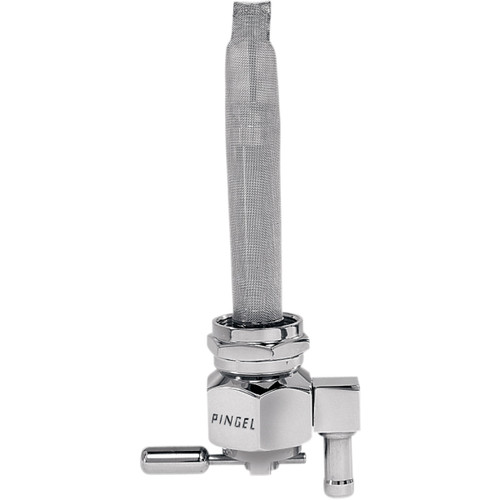 Pingel #6391-CH - Hex Fuel Valve - Chrome - 22 mm
