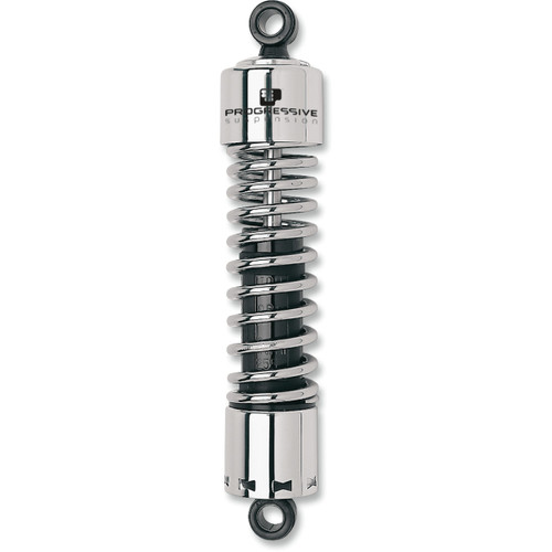 Progressive Suspension #412-4002C - 412 Series Shock - 13" - Standard - Chrome - H-D