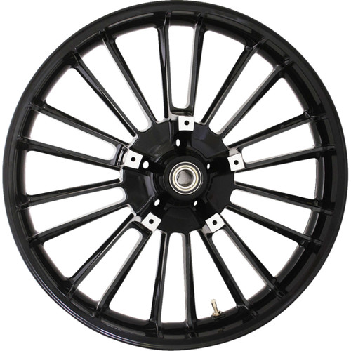 Coastal Moto #3D-ATL213SBABST - Wheel - Atlantic 3D - Front - Dual Disc/with ABS - Black - 21x3.5