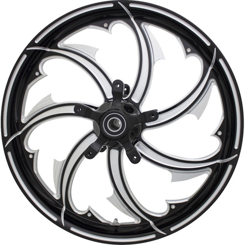 Coastal Moto #FRY-213-BC-ABST - Wheel - Fury - Front - Dual Disc/with ABS - Black Cut - 21x3.25 - FL