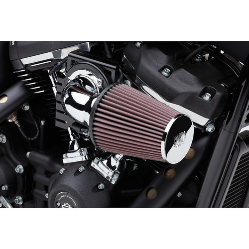 Cobra #606-0103-06 - Cone Air Intake Kit - Chrome - Sportster