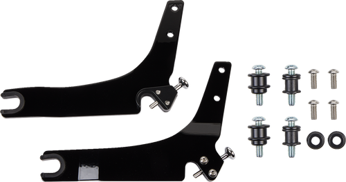 Cobra #602-2041 - Backrest Kit - 14" - Chrome - Softail