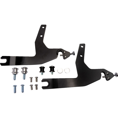 Cobra #602-2041B - Backrest Kit - 14" - Black - Softail