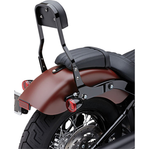 Cobra #602-2046B - Backrest Kit - 14" - Black - Softail