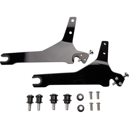 Cobra #602-2007B - Backrest Kit - 14" - Black - Softail