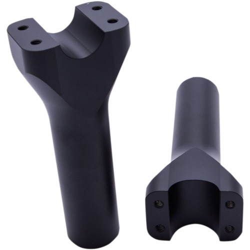 Trask #TM-8601-6RC - Assault Handlebar Risers - 6" x 1-1/4" - Black