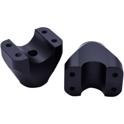 Trask #TM-8602-2RC - Assault Handlebar Risers - 2" - Black