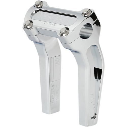 Thrashin Supply CO. #TSC-6525-3 - Handlebar Risers - Pull Back - 6-1/2" - Chrome