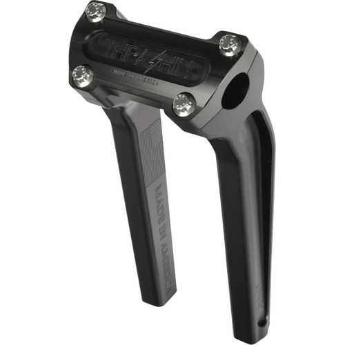 Thrashin Supply CO. #TSC-9525-1 - Handlebar Risers - Pull Back - 9-1/2" - Black