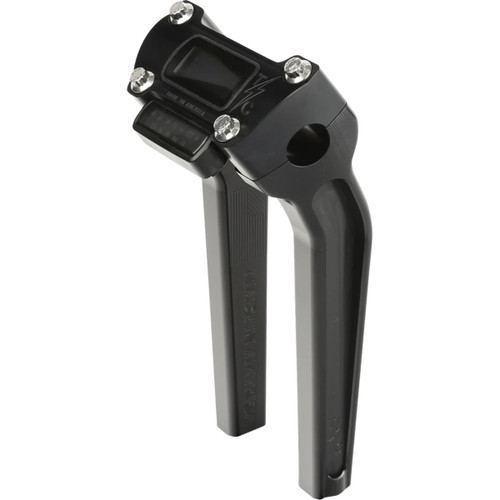 Thrashin Supply CO. #TSC-9525-1 - Handlebar Risers - Pull Back - 9-1/2" - Black