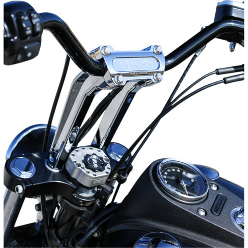 Thrashin Supply CO. #TSC-9525-3 - Handlebar Risers - Pull Back - 9-1/2" - Chrome