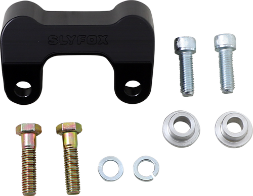 Slyfox #TM-SLY1 - Riser Adapter - Relocation Bracket - Black