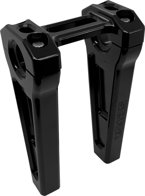 Risers - Straight - 8" - Black