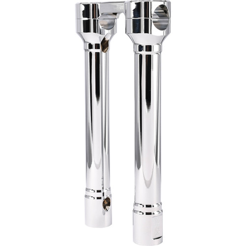 Thrashin Supply CO. #TSC-1010-3 - Hole Shot Risers - 10" - Chrome