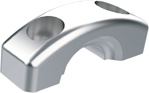 Slyfox #TM-SLY15 - Handlebar Riser Kit - Straight - 1" Clamping - 2-1/2" Rise - Raw