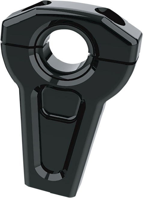 Risers - Straight - 3-1/2" - Black