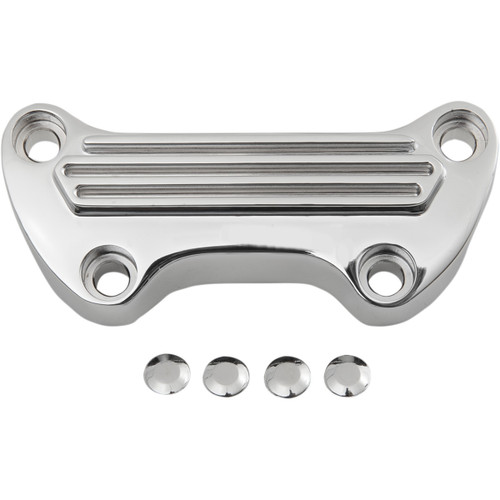 Drag Specialties - Handlebar Clamp - Finned