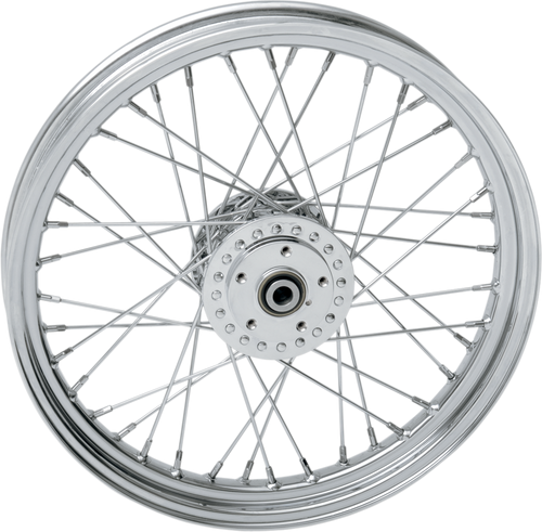 Front Wheel - Single/Dual Disc/No ABS - Black - 19"x2.50"