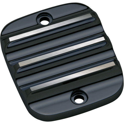 Covingtons #C1151-B - Master Cylinder Cover - Brake - Front - Finned - Black