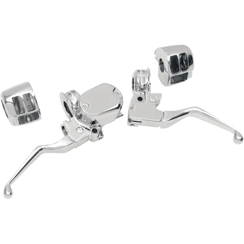 Drag Specialties - Handlebar Control Kit - 1/2" Master Cylinder - '04 - '13 XL