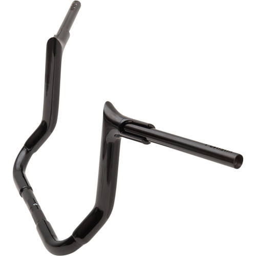 FAT Baggers INC. #805012-B - 1-1/2" EZ Install Pointed Top Handlebar - 12" - Black