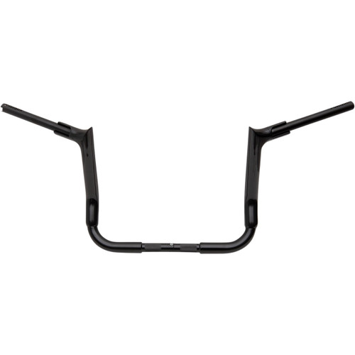 FAT Baggers INC. #805012-B - 1-1/2" EZ Install Pointed Top Handlebar - 12" - Black