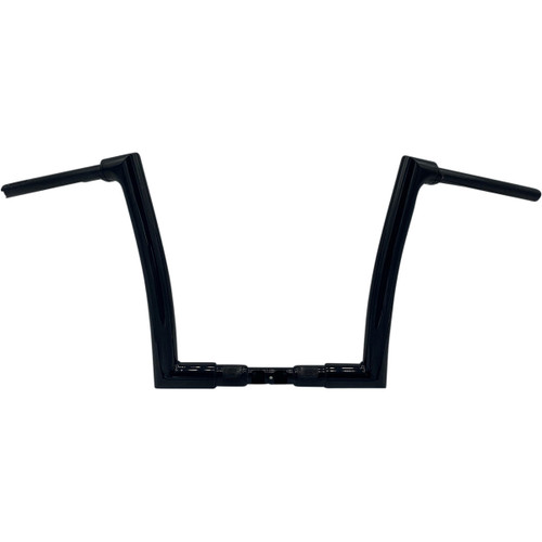 FAT Baggers INC. #606012-B - 1-1/2" EZ Install Flat Top Handlebar - 12" - Black