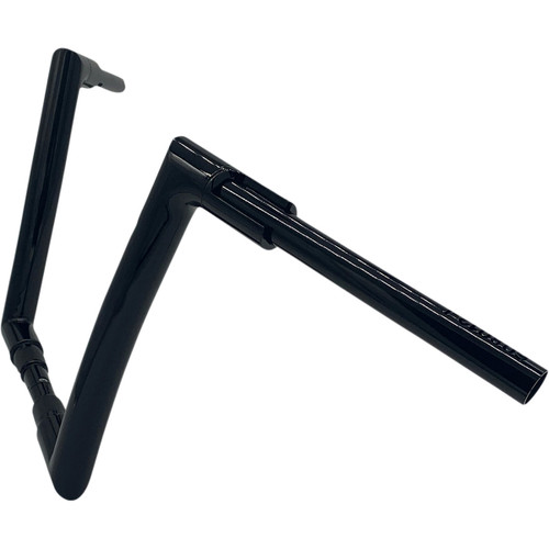 FAT Baggers INC. #608012-B - 1-1/2" EZ Install Flat Top Handlebar - 12" - Black