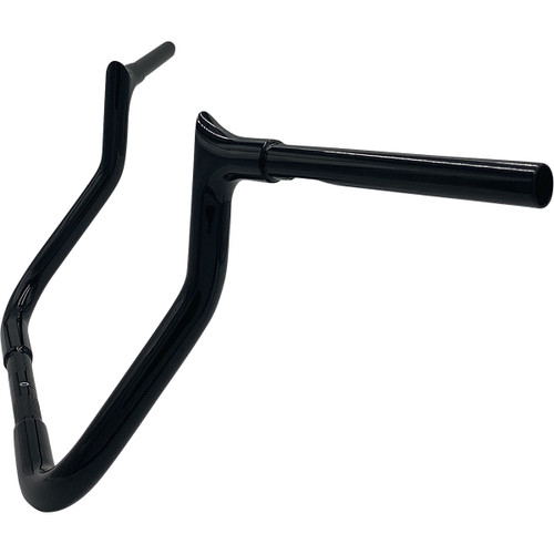 FAT Baggers INC. #905011-B - 1-1/4" EZ Install Pointed Top Handlebar - Reduced Reach - 11" - Black