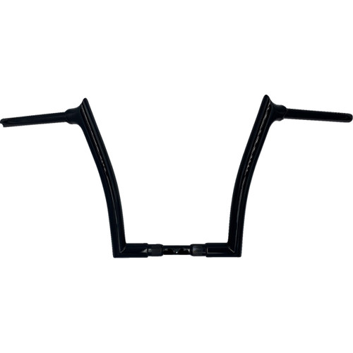 FAT Baggers INC. #816014-B - 1-1/2" EZ Install Pointed Top Handlebar - 14" - Black