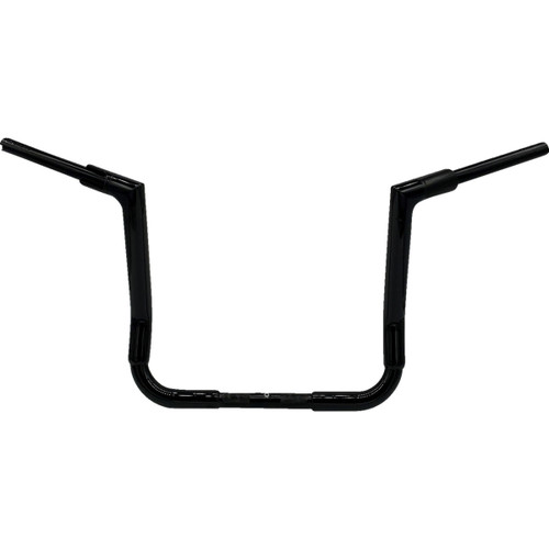 FAT Baggers INC. #615014-B - 1-1/2" EZ Install Flat Top Handlebar - 14" - Black