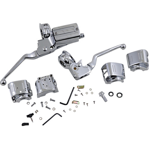 Drag Specialties - Handlebar Control Kit w/o Switches - 3/4" Master Cylinder