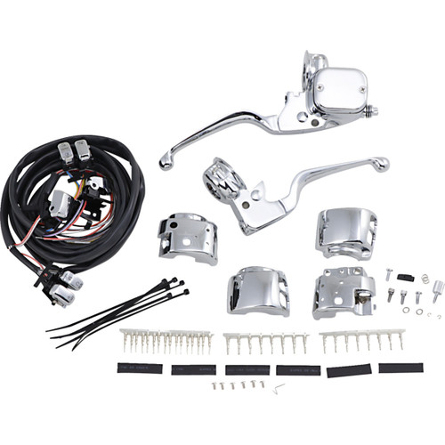 Drag Specialties - Handlebar Control Kit with Mechanical Clutch - 11/16" Master Cylinder - '96-'11