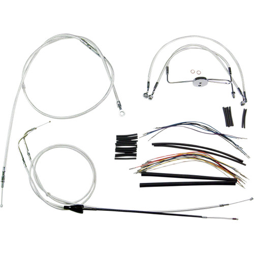 Magnum Shielding #387293 - Sterling Chromite II® Designer Handlebar Installation Kit - 18"-20" - '07 FLH