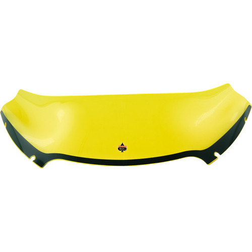 Klock Werks #KWW-01-0629 - Ice Flare® Windshield - 6" - Yellow Ice - '15-'25 FLTR