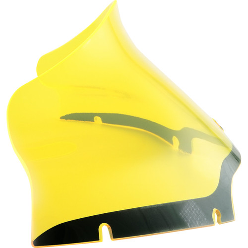 Klock Werks #KWW-01-0634 - Ice Flare® Windshield - 9" - Yellow Ice - '15-'25 FLTR